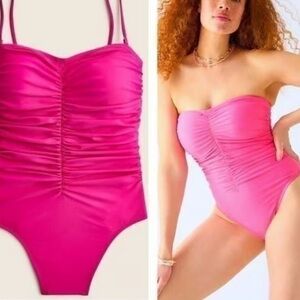 Women’s NEW J Crew Pink One Piece Swimsuit